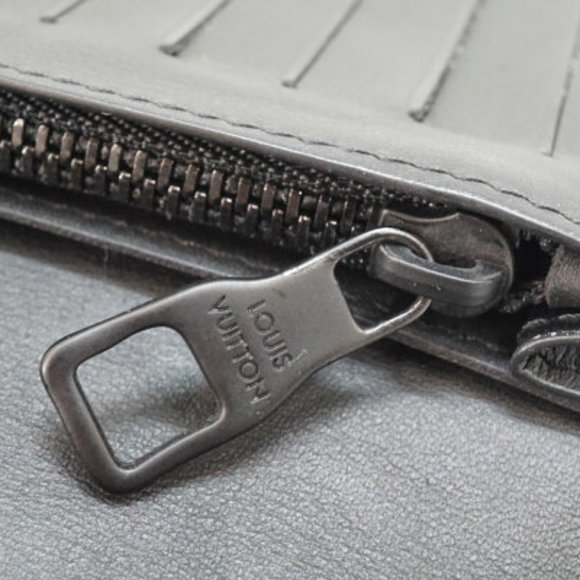 Louis Vuitton Portefeuille Brazza Taurillon Black Bifold Long Wallet - Picture 10 of 13